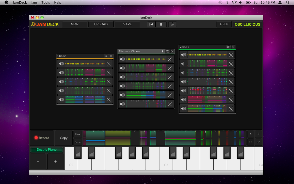 JamDeck for Mac OS X